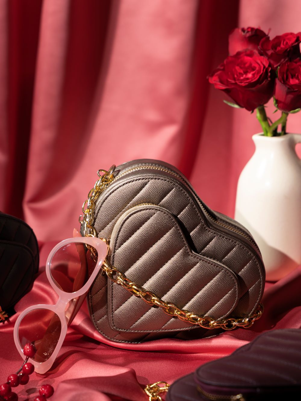 Bronze Sweetheart Duo Bag