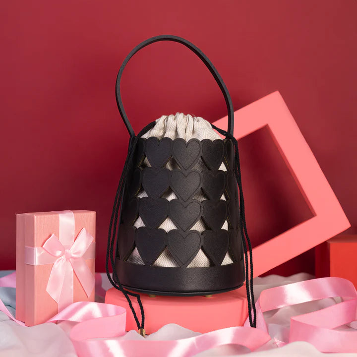 Love Lattice Bucket Bag - Suave Bags