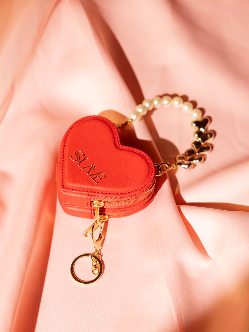 Red Love Lock Mini Heart Bag