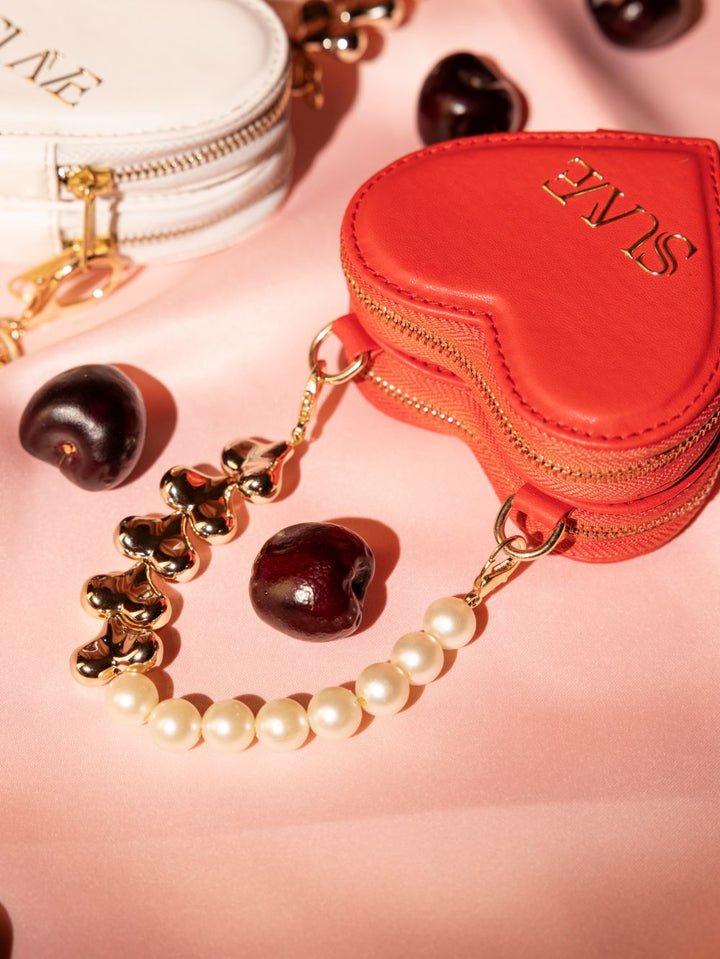 Red Love Lock Mini Heart Bag