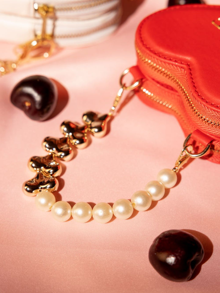 Red Love Lock Mini Heart Bag