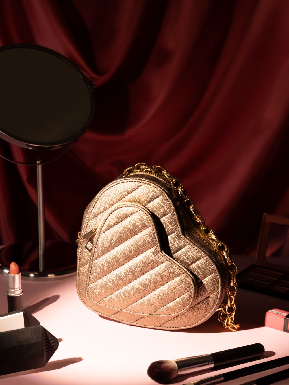 Bronze Sweetheart Duo Bag