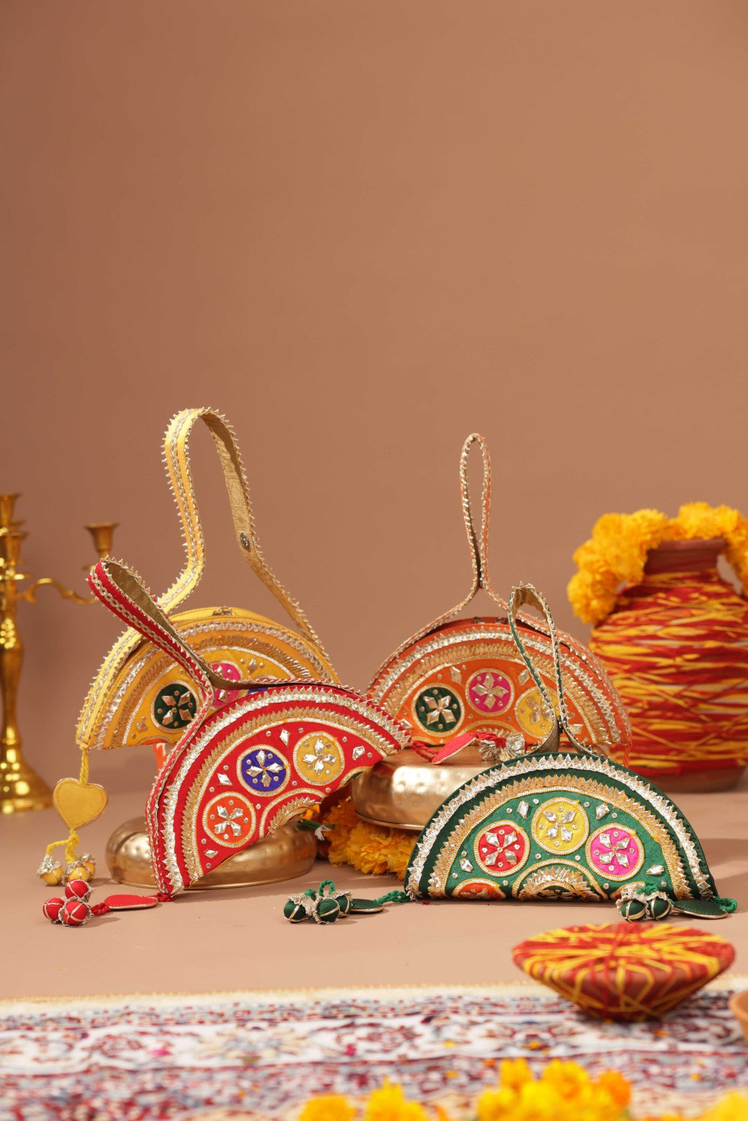CHAAND HANDBAG - ORANGE