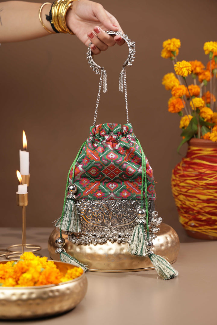 BOTTLE GREEN PATOLA BLISS BAG 2.0