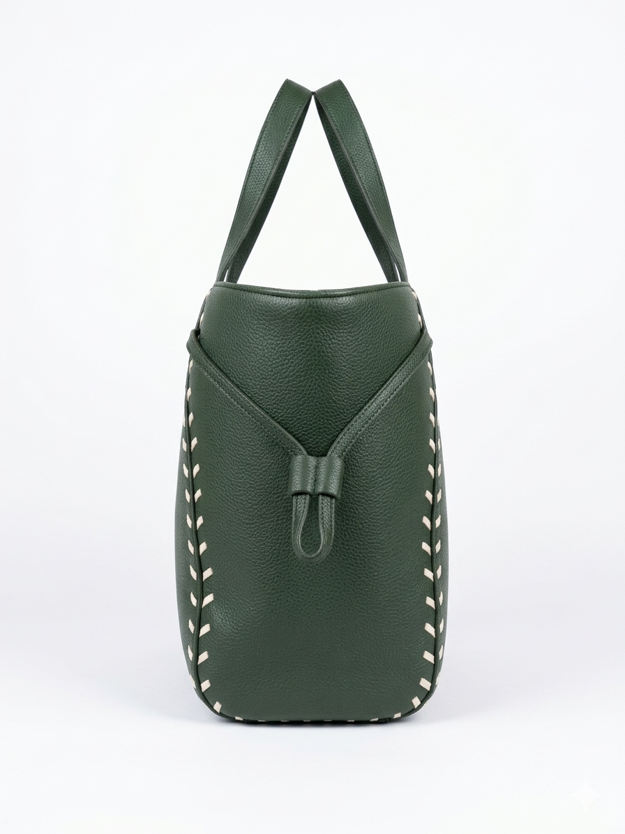 The Sienna Stitch Tote - TAN