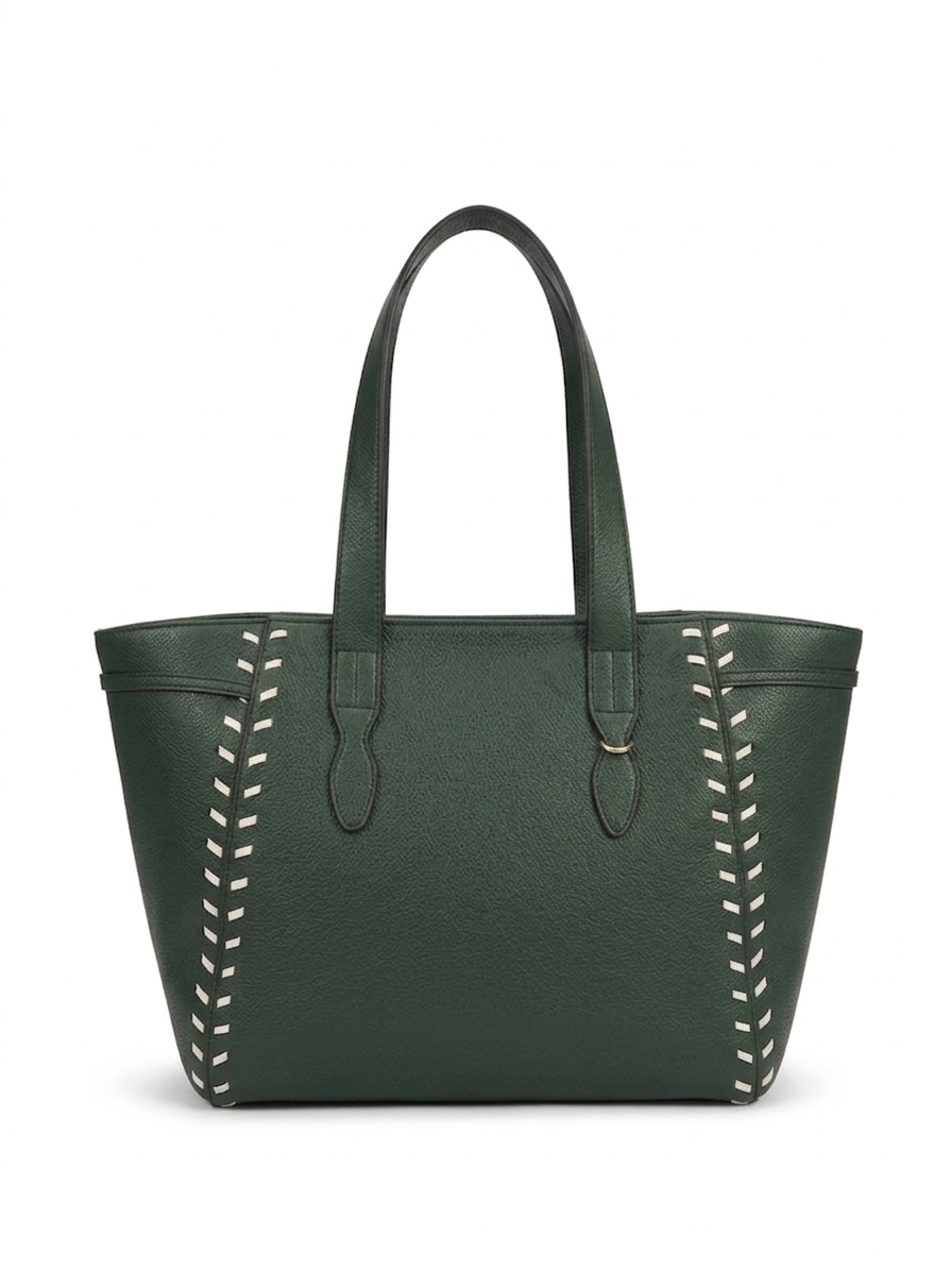 The Sienna Stitch Tote - Black