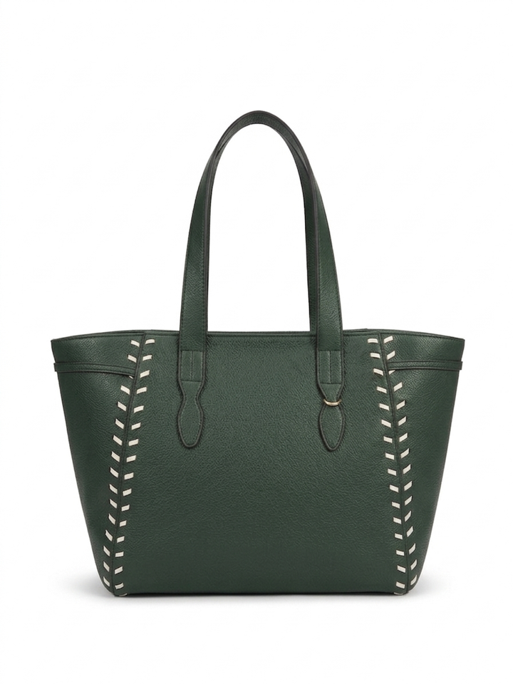 The Sienna Stitch Tote - TAN