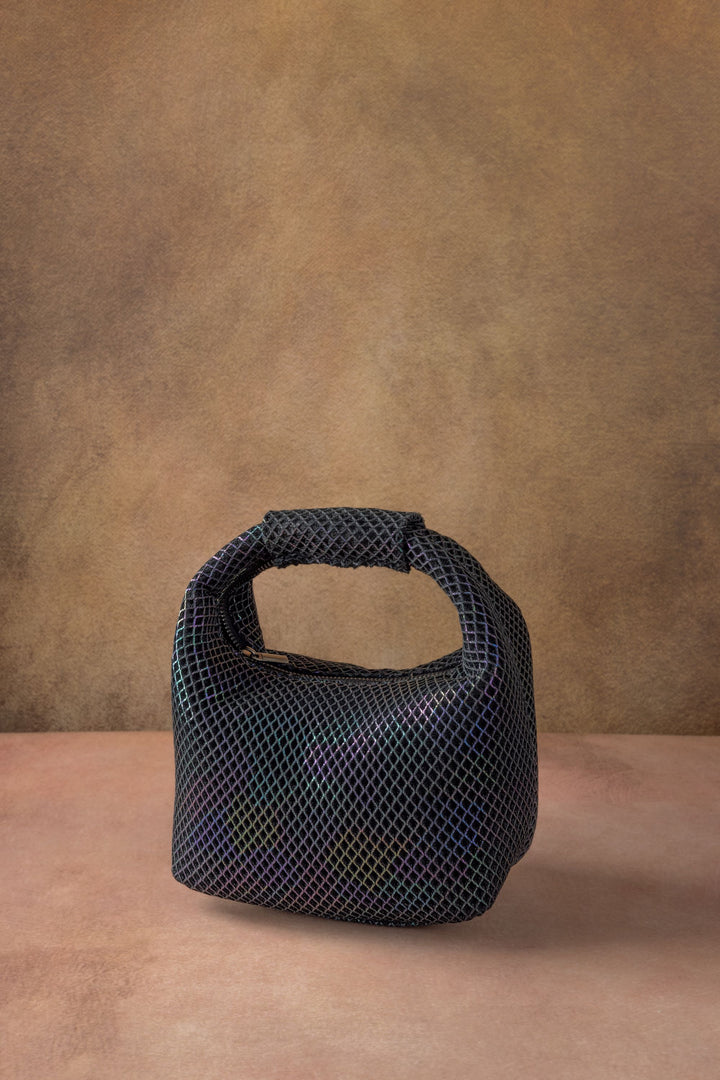 Black Halo Iridescent Handbag - Suave Bags