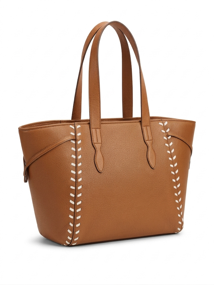 The Sienna Stitch Tote - Olive