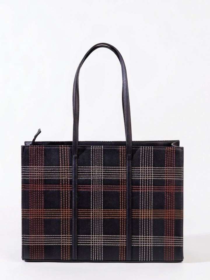 The Nova Grid Tote Bag