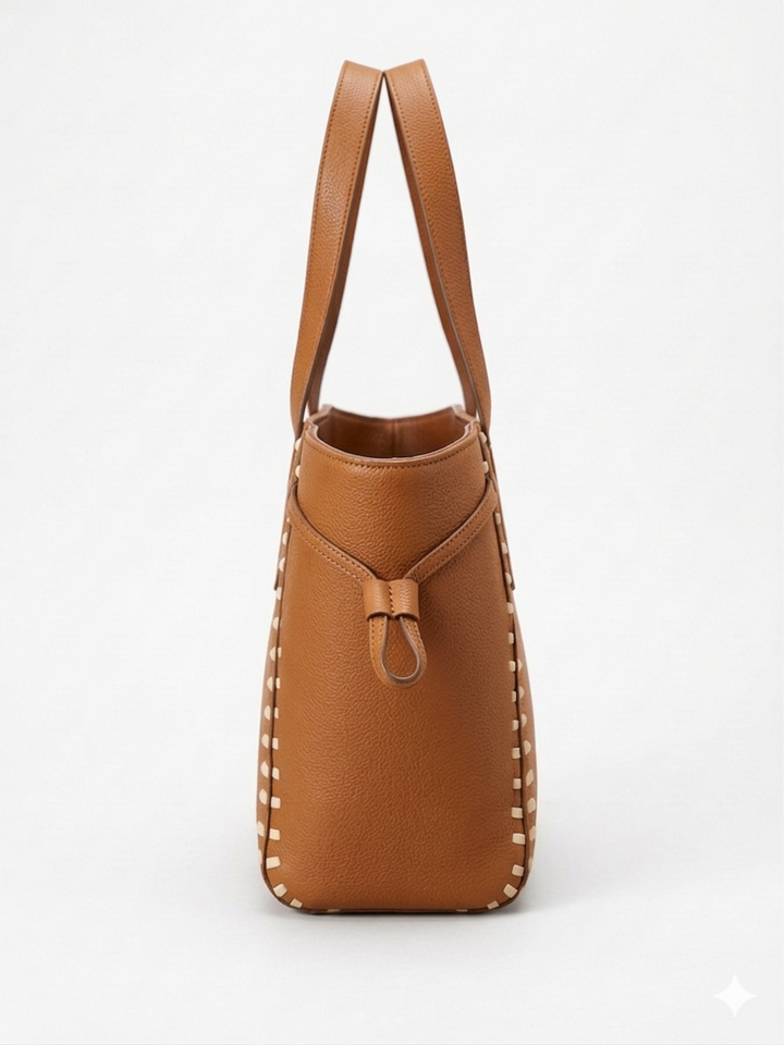 The Sienna Stitch Tote - Olive