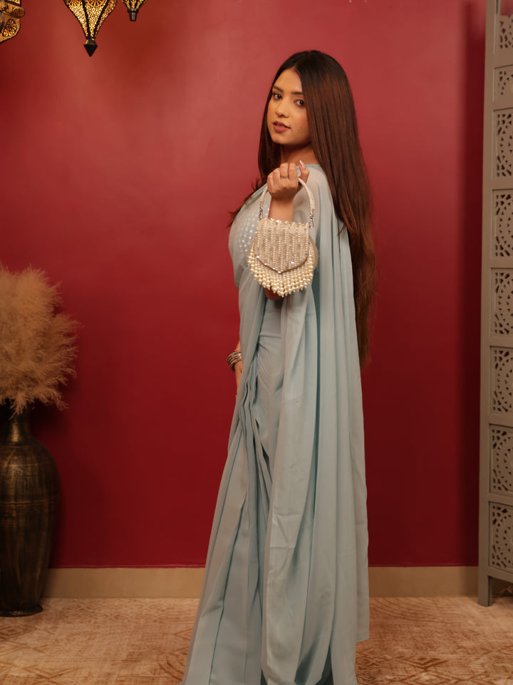 Sutra Pearl handbag - Pearl white - Suave Bags