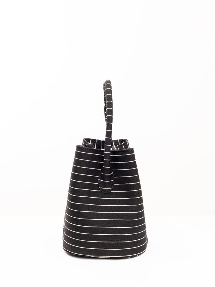 Black Soho Denim Bucket Bag