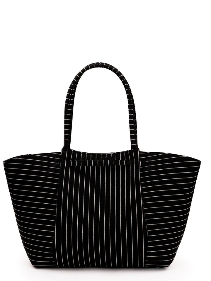 Black Harper Denim Tote