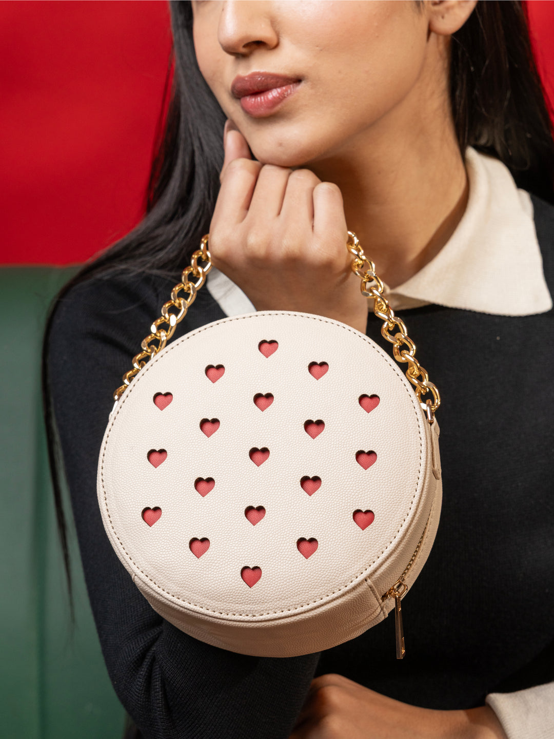 Love Pop Circle Sling Bag