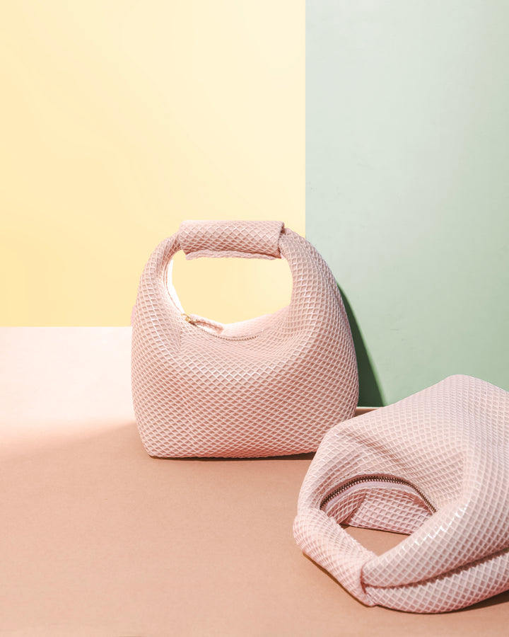 Halo Iridescent Handbag - Suave Bags Black