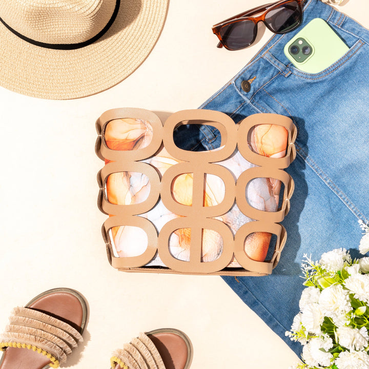 Coastal Chic Bag - Suave Bags Tan