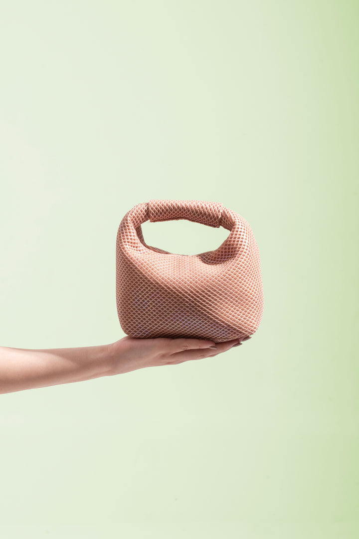 Halo Iridescent Handbag - Suave Bags Black