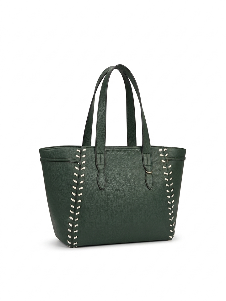 The Sienna Stitch Tote - Black