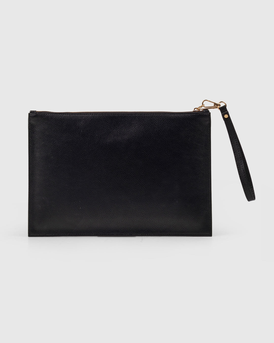 The Veve Envelope Clutch - Handwoven Bamboo Cane and Vegan Leather Wristlet (Natural Black) - Suave Bags Default Title