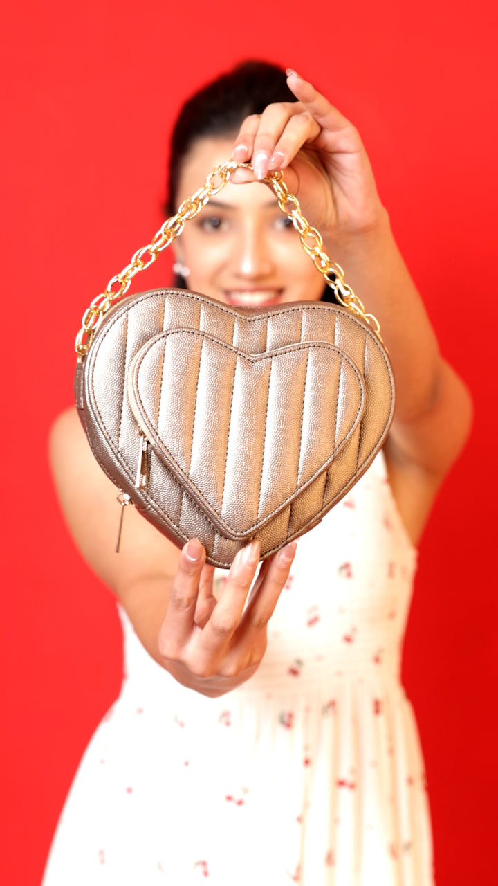 Bronze Sweetheart Duo Bag