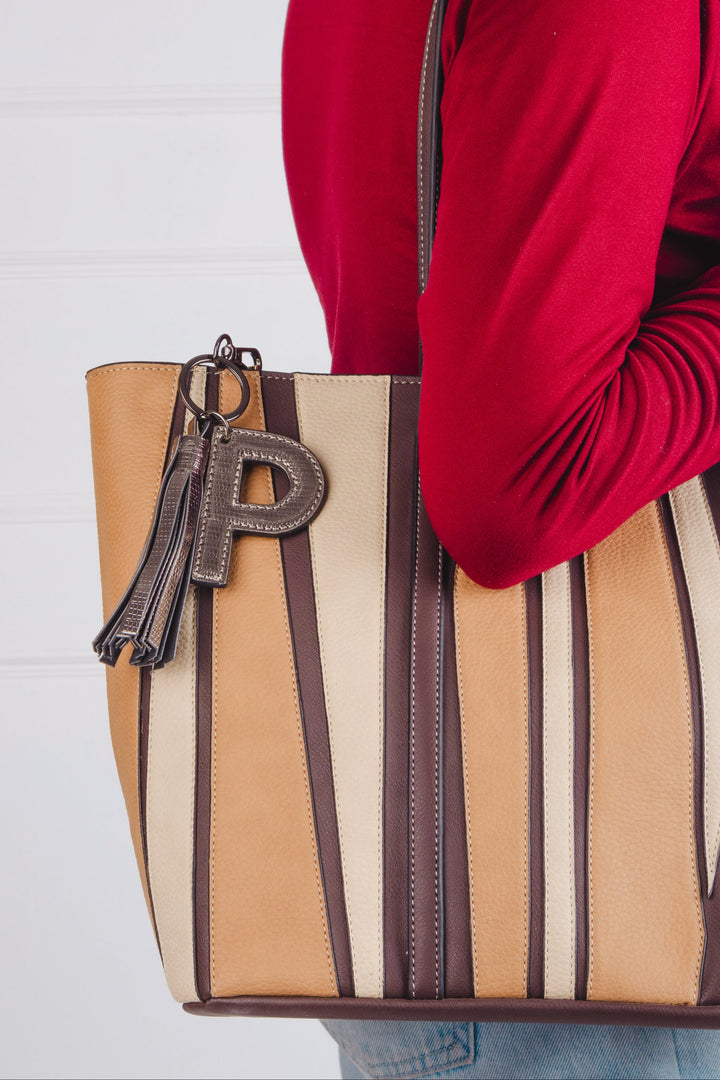 Black Customized Initial Charms - Suave Bags