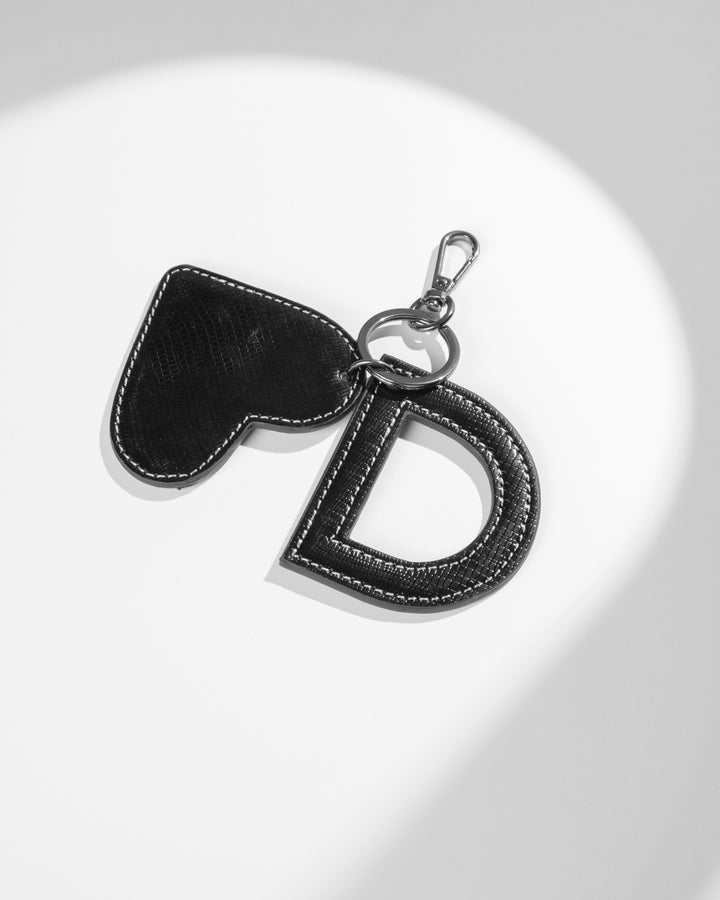 Black Customized Initial Charms - Suave Bags