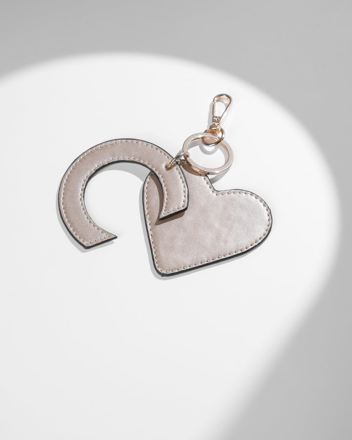 Gold Customized Initial Charms - Suave Bags Gold / Heart / A