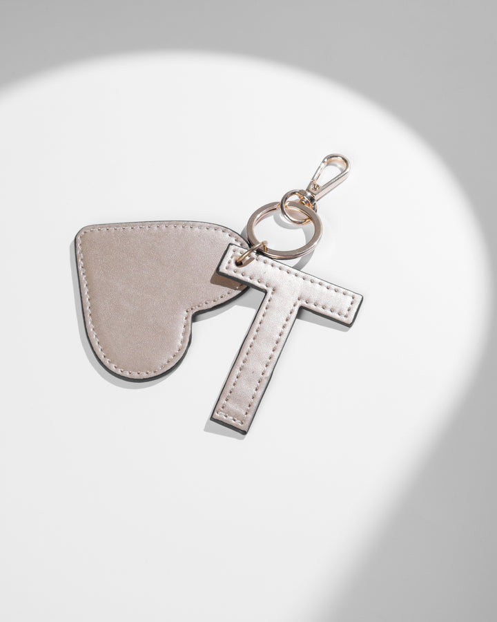 Gold Customized Initial Charms - Suave Bags Gold / Heart / A