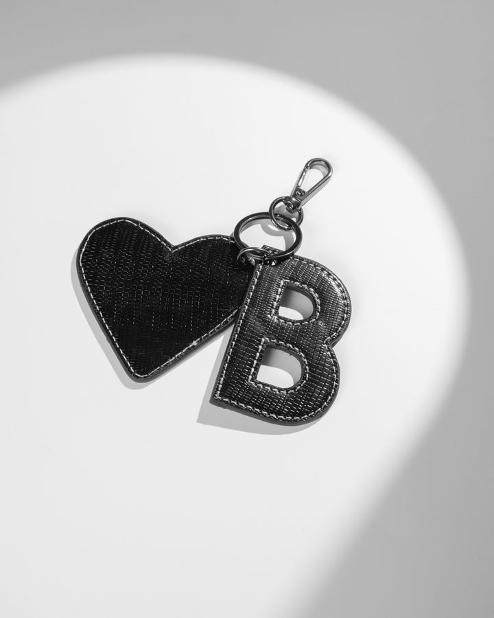 Black Customized Initial Charms - Suave Bags