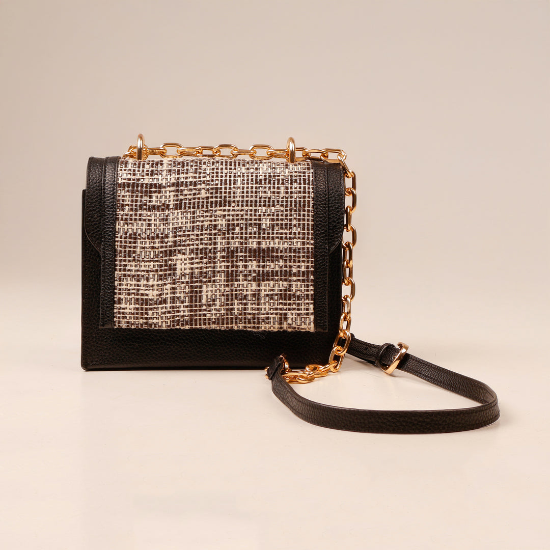 Tweed Lux Flap Bag - Suave Bags