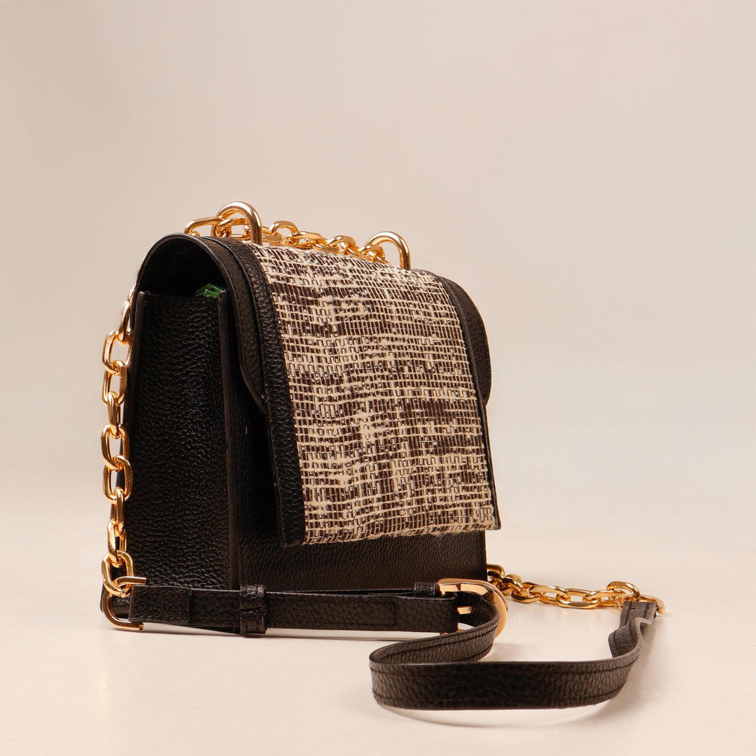 Tweed Lux Flap Bag - Suave Bags