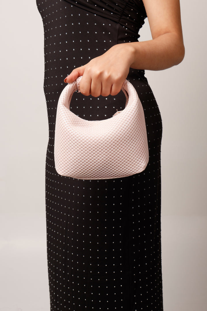 Halo Iridescent Handbag - Suave Bags Off White