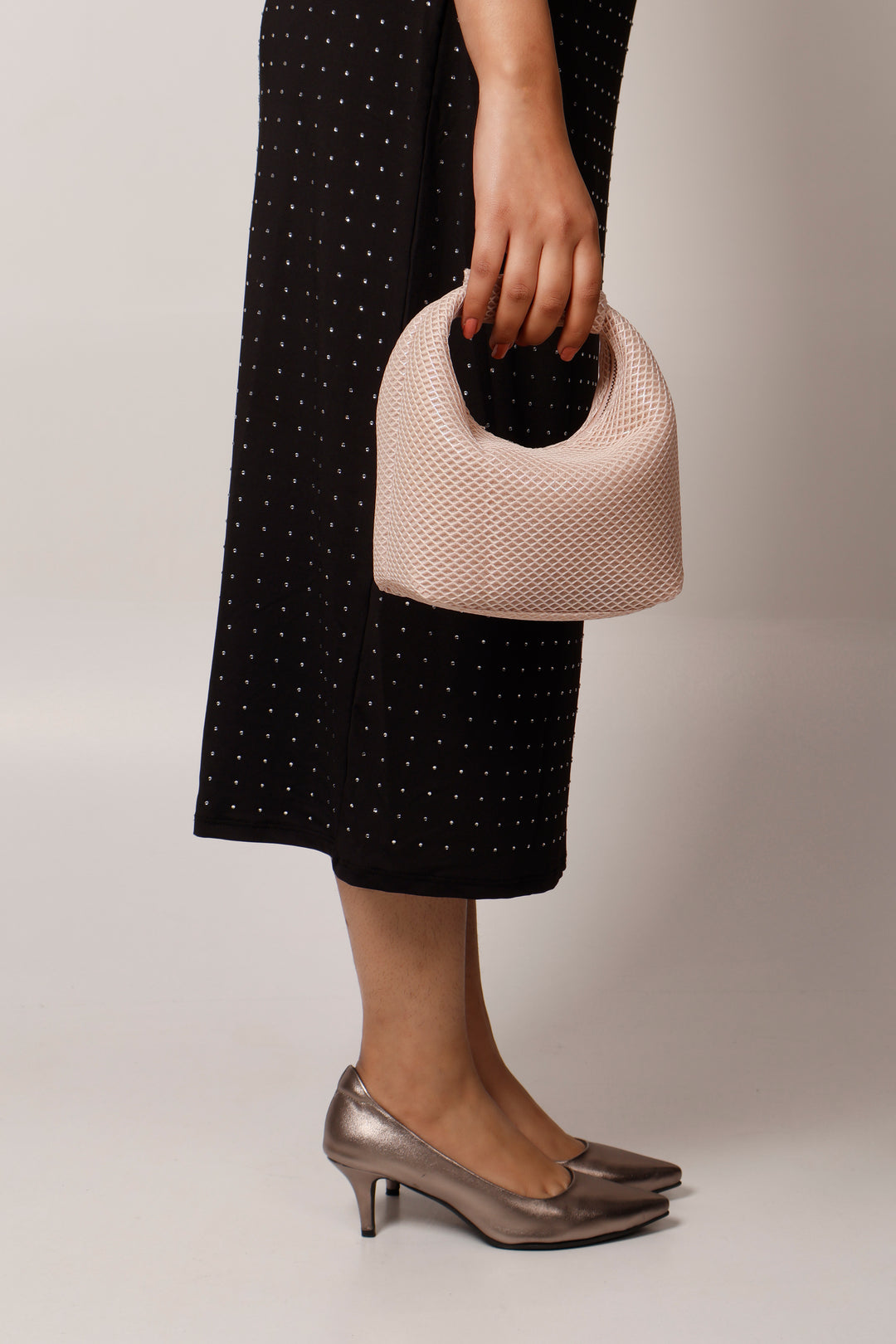 Halo Iridescent Handbag - Suave Bags Blush Pink