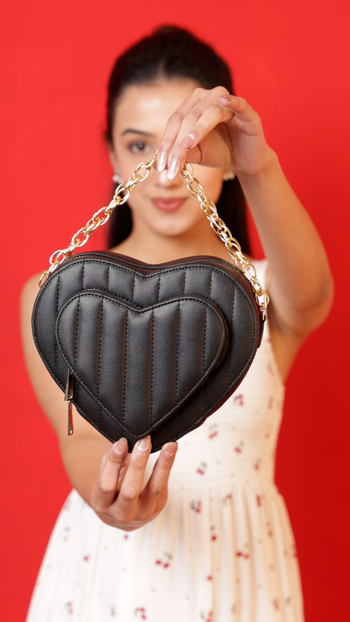 Black Sweetheart Duo Bag