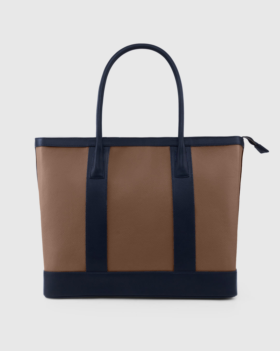 The Cambridge Classic Tote-Beige / navy combo