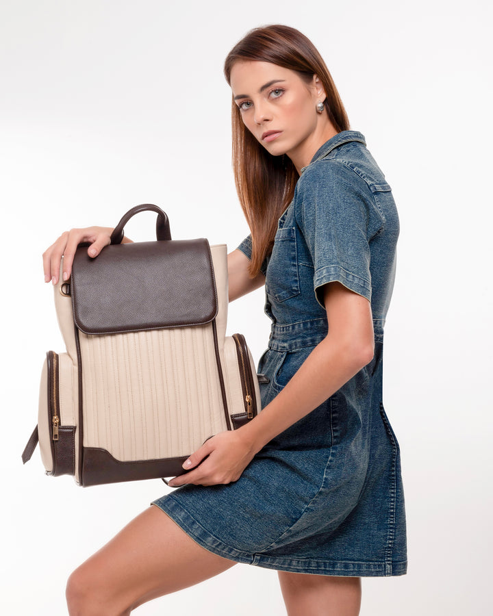 Mono Nomad Backpack - Suave Bags Brown Mono