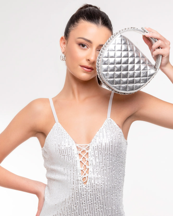 The Chrome Bag - Silver - Suave Bags