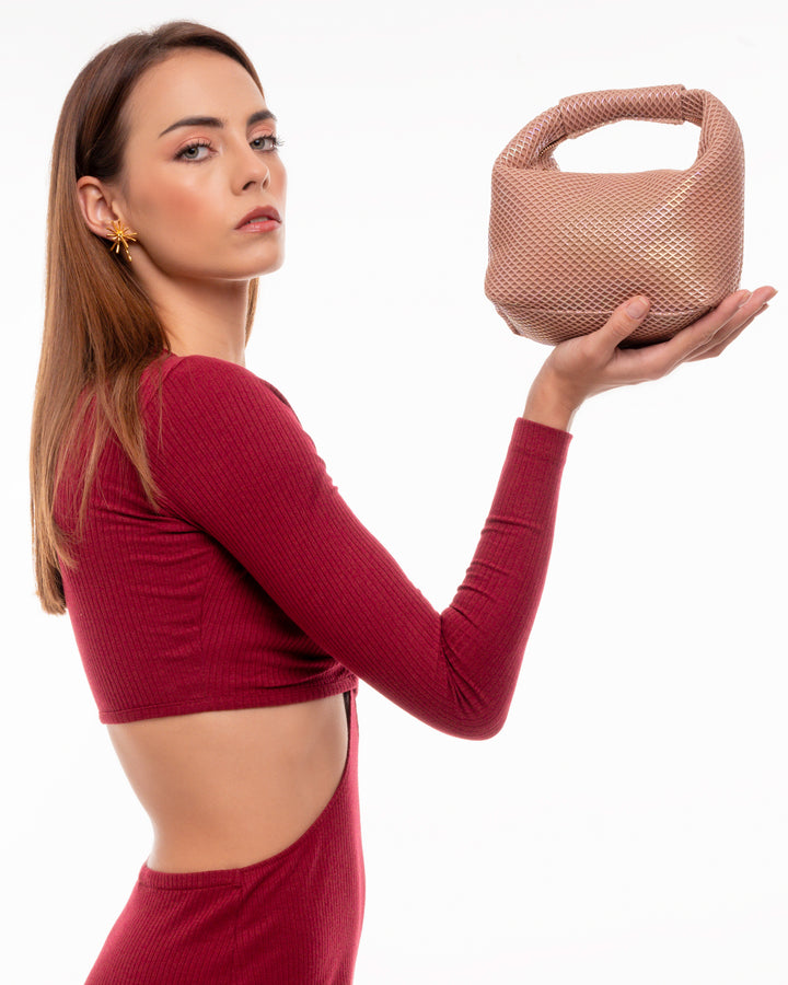 Pink Halo Iridescent Handbag - Suave Bags