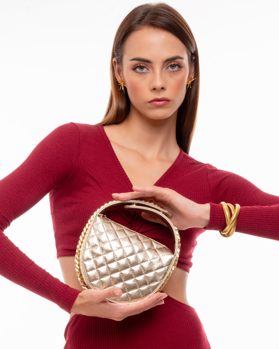 The Chrome Bag - Gold - Suave Bags