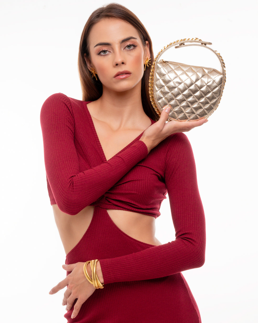 The Chrome Bag - Suave Bags Gold