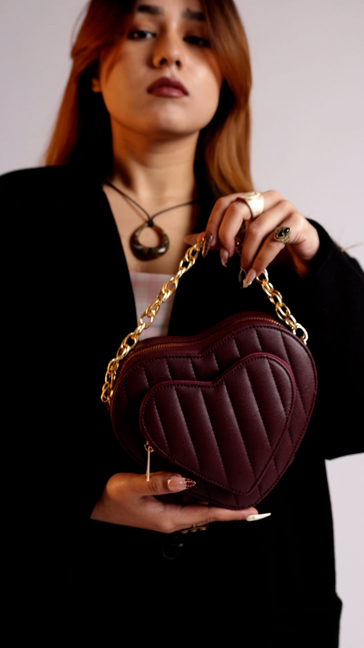 Cherry Red Sweetheart Duo Bag