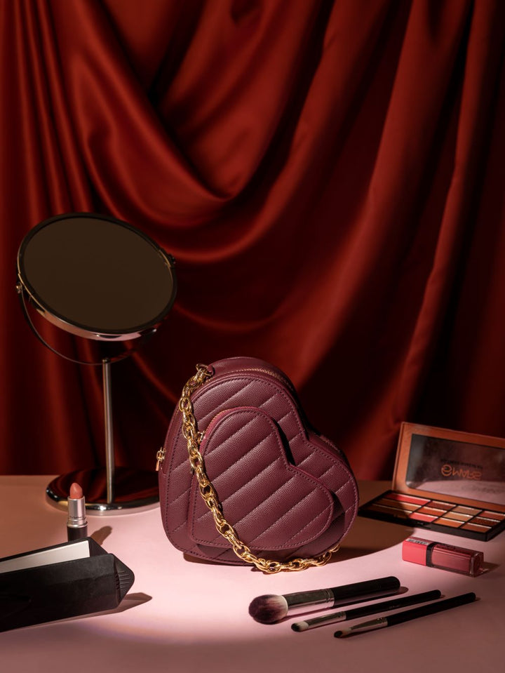 Cherry Red Sweetheart Duo Bag