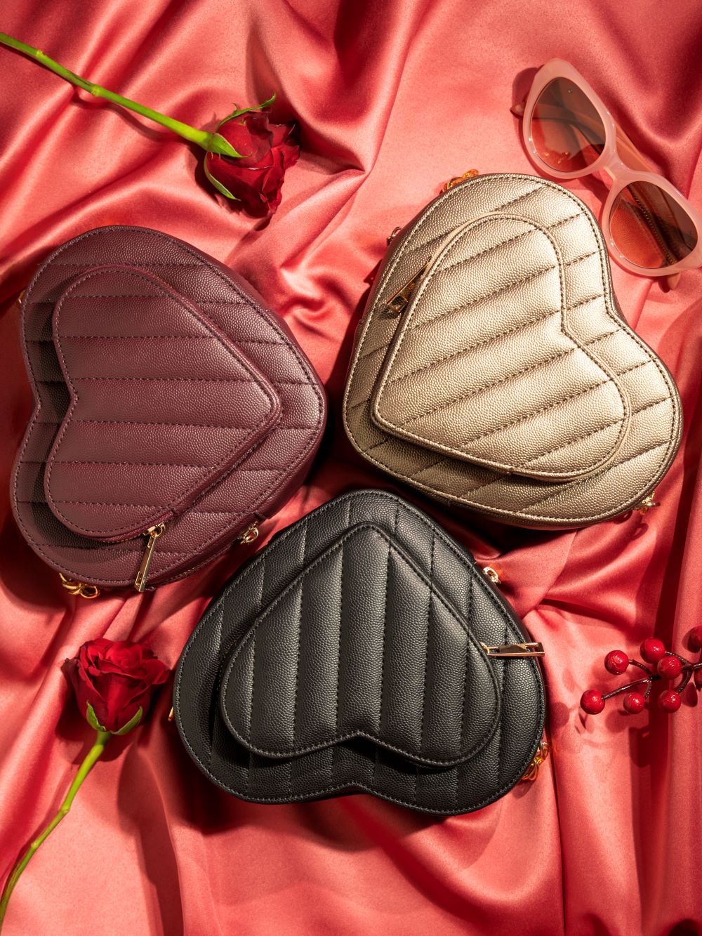 Black Sweetheart Duo Bag