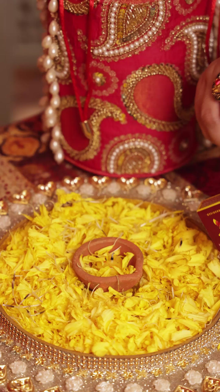 Mehraz Bucket Bag - Red